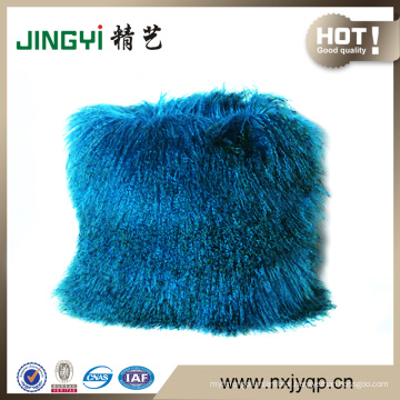 Decorative Mongolian Fur Cushion Cover
